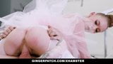 Gingerpatch- zázvorová baletka Athena Rayne šuká tanečního soudce snapshot 13