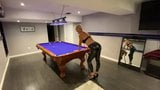 Leather legging milf playing pool tight ass!! snapshot 8