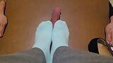 Squishing The Worm for a while in my sock feet snapshot 5