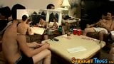 Young tattooed thugs have a foursome masturbation party snapshot 8