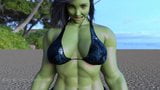 Tifa Lockheart se transforma em hulk parte 3 snapshot 7