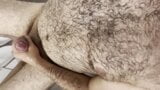 Hairy uncut bear jerking off in the bathtub snapshot 5