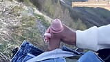 A walk in the nature turns into a hot handjob, almost got caught snapshot 7