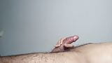 Hairy Man Jerking Off in the Bedroom snapshot 2