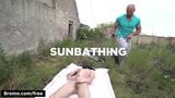 Mike with Tomm at Sunbathing Scene 1 - Trailer preview snapshot 2