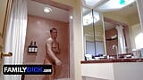 Big Dick Step Dad And Naughty Step Son Share A Hotel Room Away From The Suspicious Wife - FamilyDick snapshot 2