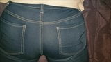 Cumshot on AE Jean Leggings snapshot 3