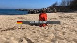 Deutscher Paar Sex am Strand snapshot 2