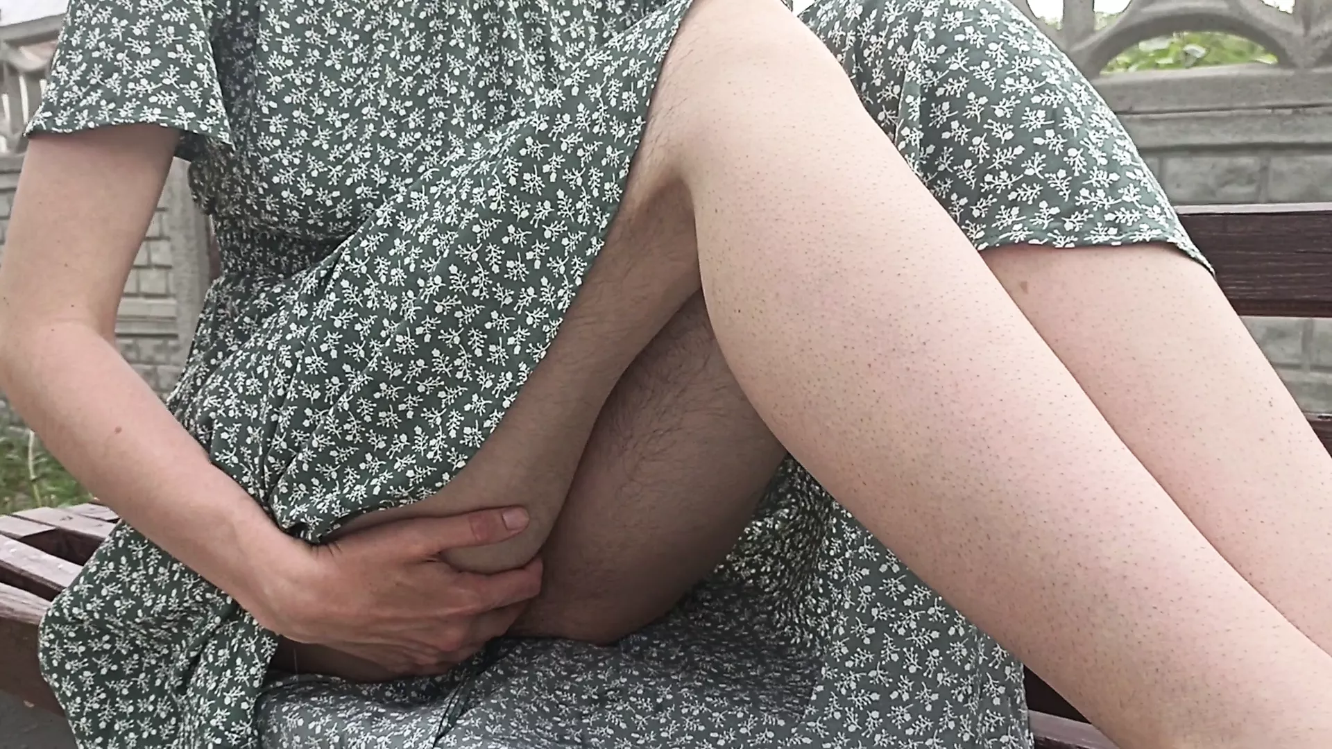 Sitting upskirt xhamster  park 