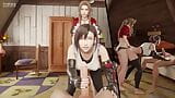 Tifa X Aerith Threesome Tifa Fucked By Strap On While Jacking You Off snapshot 20