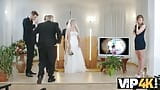 VIP4K. Olivia Sparkle in abito da sposa e velo sorpresa a scopare dalla telecamera snapshot 7