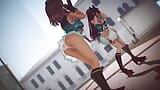 MMD R-18 Аниме-девушки сексуально танцуют (клип 39) snapshot 2
