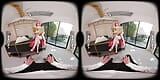 VR Conk Genshin Impact Yae Miko A sexy Teen Cosplay Parody with Melody Marks In VR Porn snapshot 3