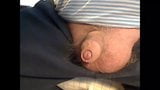 Mature bloke stroking his uncut cock (no cum) snapshot 5