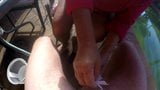 Wife administers injections, a hand job & I cum snapshot 4