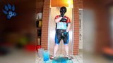 leftover gunge paw in cycling gear snapshot 10