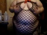 BBW in cute body suit snapshot 2