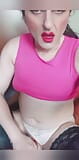 Travesti checa Barbara White masturbándose hasta correrse snapshot 2