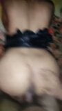 Indian desi bhabhi in black bikini has hot doggystyle sex snapshot 15