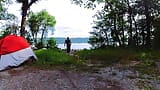 Best Part of Camping Is Breakfast on the Beach First Thing in the Morning snapshot 1