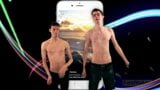 Schwule Porno-Parodie auf Tik Tok snapshot 2