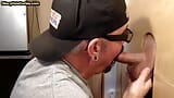 Amateur gloryhole DILF sucks penis for jizz in mouth snapshot 7