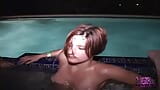 Due ragazze scopano nude nella vasca idromassaggio in vacanza di primavera snapshot 3
