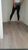 dwt sissy crossdresser heels red toes teasing snapshot 9