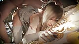 Final Fantasy big pussy and big cock by InitialA (animation with sound) 3D Hentai Porn SFM Compilation snapshot 2