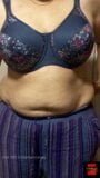 Indian wife changing dress snapshot 7