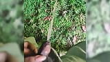 Small Penis College Boy Pissing Outdoor  Black Cock Piss snapshot 2