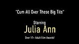 Busty Julia Ann Face Fucks A Cock And Gets Her Tits Jizzed! snapshot 1