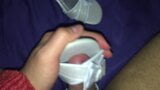 Fucking and cumshot into girl's cute little sandals snapshot 2