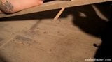 Naked slave taste foot whipping (bastinado, falaka) snapshot 8