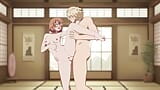 Hete seks met Hinata en Manjiro, Tokyo Wraakers, Tokyo Ribenjazu op zijn hondjes, Japanse anime Hentai cartoon roodharige tiener snapshot 3