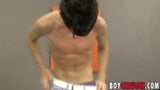 Adorable twink Tyson Corrigan masturbates after an interview snapshot 10