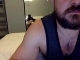 Stunning bear jerks off in bed snapshot 3