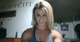 Blonde with Huge Biceps showing off snapshot 7
