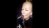 Smoker Queen Joan's gloves Dunhill Black Chain Smoke - Human Ashtray Fantasy snapshot 4