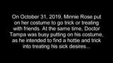 Doctor Tampa Plays Trick On Minnie Rose, His Halloween Treat snapshot 7