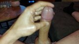 Oiled up cock is ready to cum snapshot 6