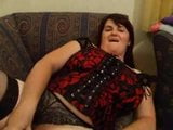 chubby wife joan fucking herself on the couch snapshot 9