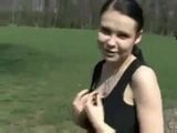 Brunette Sucks Stranger in the Park by snahbrandy snapshot 2