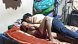 Indian Teen Beautiful Shemale -  Pooja Bhabhi & Desi Collage Mastarji Coming Hotel Room and Fucking a Pooja mastarji ass. snapshot 6