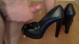 Leather Platform Heels Two Cum Shots snapshot 5