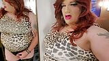 Het sissy brenda i leppard bodycon strök snapshot 1