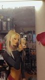 Transvestism wanking in mirror snapshot 2