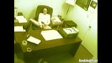 secretary fingering and masturbating pussy at office snapshot 6