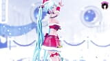 Santa Miku - princesa blanca y blanca (hentai 3d) snapshot 4