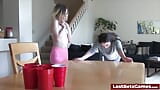 A Sexy Game of Strip Pong Turns Hardcore Fast snapshot 4